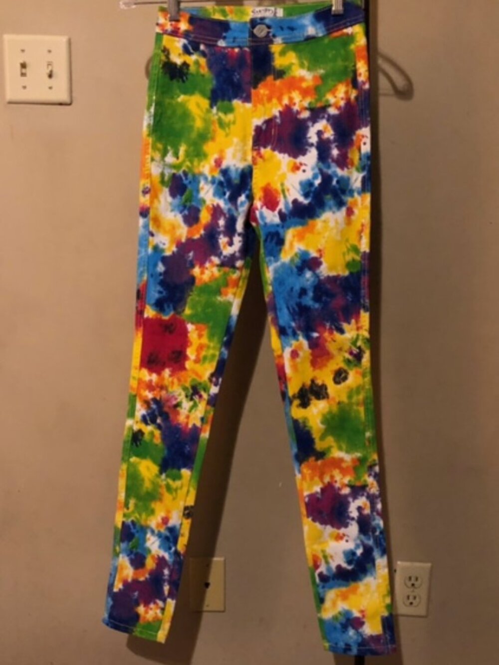 Size Medium Tie Dye Swank A Posh Skinny Jeans